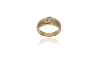 Anello con diamante - Asta Preziosi