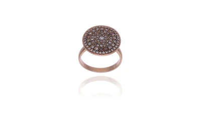 Anello con diamanti e diamanti brown - Asta Preziosi