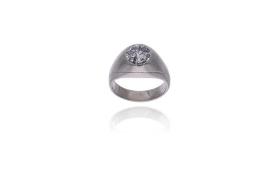 Anello con diamante - Asta Preziosi