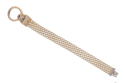 Bracciale con diamanti, rubini, zaffiri e pietre - Asta Preziosi