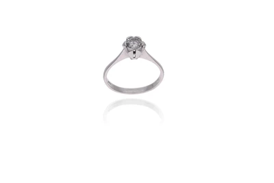 Anello con diamante - Asta Preziosi