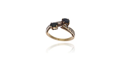 Anello con diamanti, zaffiri e pietre - Asta Preziosi