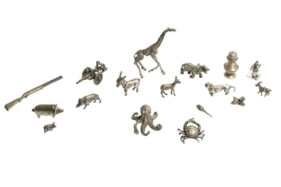 17 miniature in argento - Asta Preziosi
