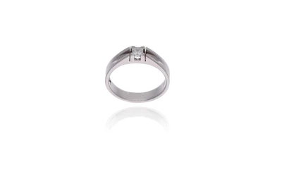 Anello con diamante - Asta Preziosi