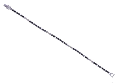 Bracciale con pietre e diamanti - Asta Preziosi