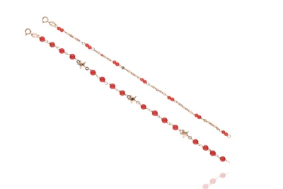 Bracciali con coralli e pietre - Asta Preziosi