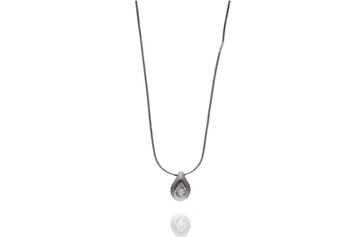 Collana con pendente con diamante - Asta Preziosi