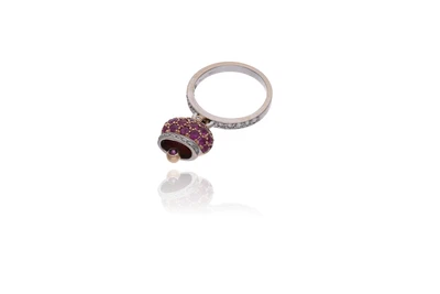 Chantecler anello con pendente con diamanti e rubini - Asta Preziosi