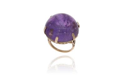 Anello con ametista - Asta Preziosi