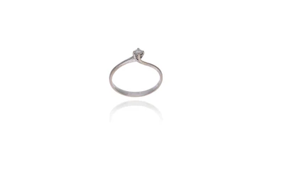 Anello con diamante - Asta Preziosi