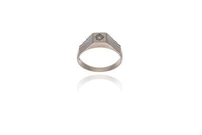 Anello con diamante - Asta Preziosi