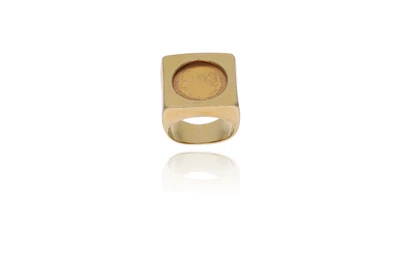 Anello con moneta - Asta Preziosi