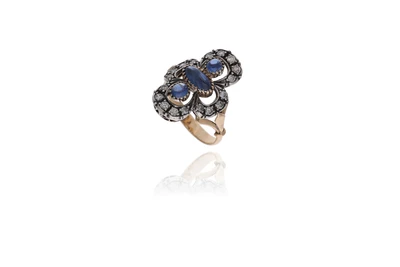 Anello con zaffiri e diamanti - Asta Preziosi Anello con zaffiri e diamanti - Asta Preziosi