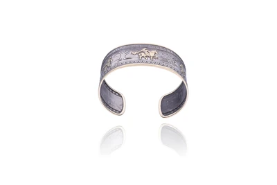 Bracciale in argento e oro - Asta Preziosi