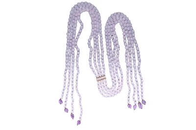Collana con quarzi ed ametiste - Asta Preziosi
