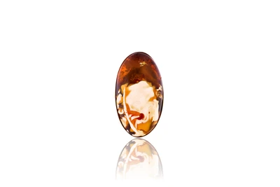 Anello con ambra - Asta Preziosi