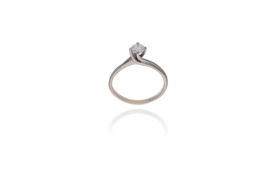 Anello con diamante - Asta Preziosi