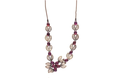 Collana con granati - Asta Preziosi