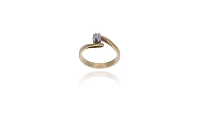 Anello con diamante - Asta Preziosi