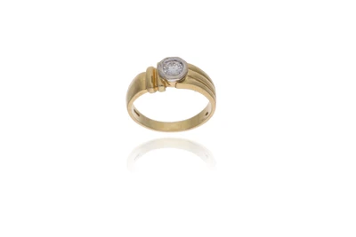 Anello con diamante - Asta Preziosi