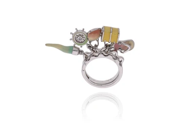 Anello con pendenti - Asta Preziosi