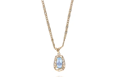 Collana con ciondolo con topazio - Asta Preziosi
