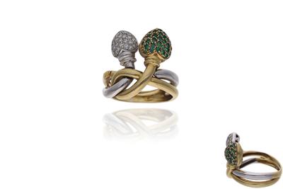 Anello con diamanti e pietre - Speciale San Valentino