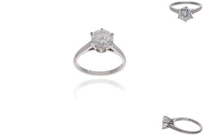Anello solitario con diamante - Speciale San Valentino