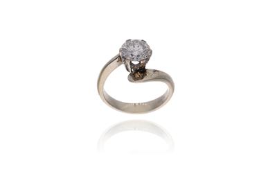 Anello solitario con diamante - Speciale San Valentino
