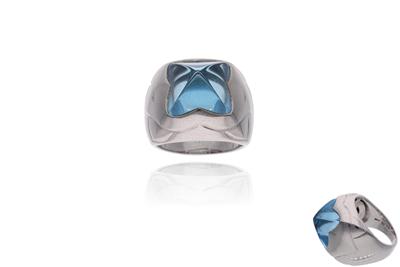 Bulgari anello Pyramid con topazio - Speciale San Valentino