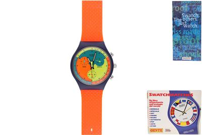 Swatch, Chrono Signal Flag - Asta Swatch da collezione