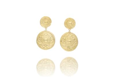 Paio di orecchini in oro - Asta Tesoro