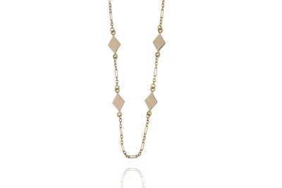 Chimento, collana in oro con elementi geometrici - Asta Preziosi