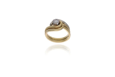 Anello con diamante - Asta Preziosi