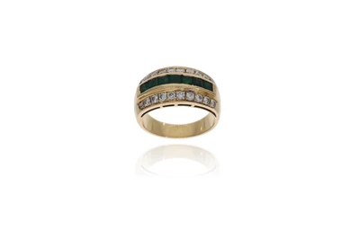 Anello con diamanti e pietre - Asta Preziosi