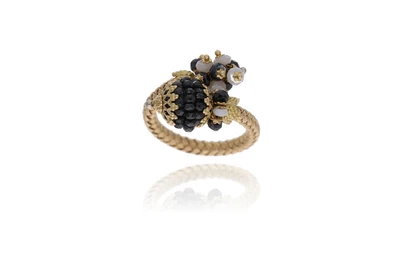 Anello semirigido con pietre - Asta Preziosi