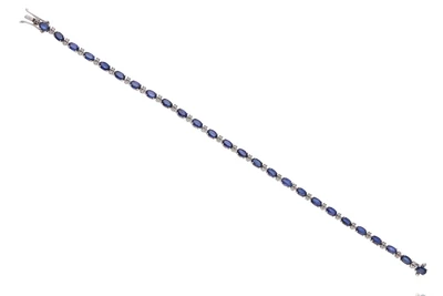 Bracciale con pietre e diamanti - Asta Preziosi