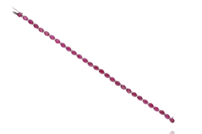 Bracciale con rubini e diamanti - Asta Preziosi