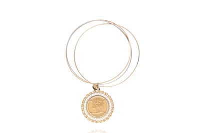 Bracciale con sterlina - Asta Preziosi