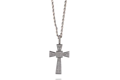 Collana ciondolo con diamanti - Asta Preziosi