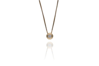 Collana con ciondolo con diamante - Asta Preziosi