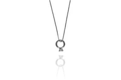 Collana con ciondolo con diamante - Asta Preziosi