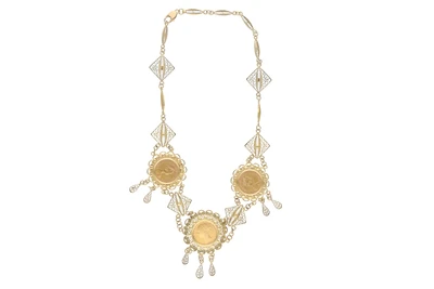Collana con Sterline inglesi - Asta Preziosi