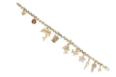 Bracciale con charms - Asta Preziosi