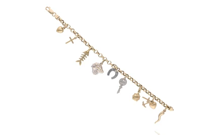 Bracciale con pendenti - Asta Preziosi