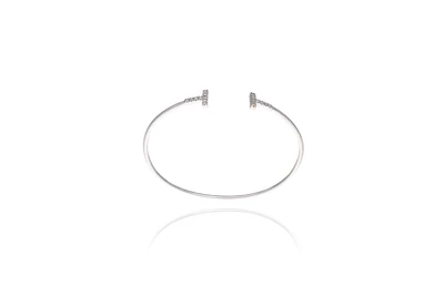 Bracciale rigido con diamanti - Asta Preziosi