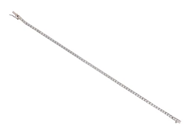Bracciale tennis con diamanti - Asta Preziosi