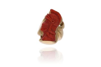 Anello con corallo - Asta Preziosi Anello con corallo - Asta Preziosi
