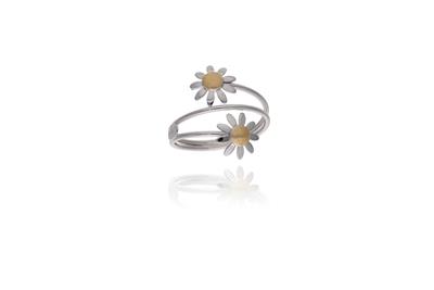 Anello con margherite - Asta Preziosi