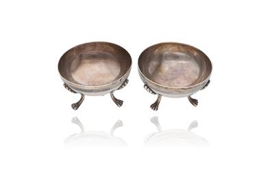 Coppia di saliere in argento - Asta Preziosi Coppia di saliere in argento - Asta Preziosi